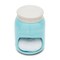 Fox Run Ceramic Sponge Holder with Sponge, Convenient Kitchen Sink Dish Sponge Caddy with Charming Mason Jar Design